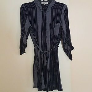Button up shirt dress/tunic